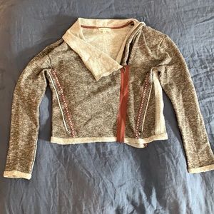 Slightly Cropped Zip Up Jacket